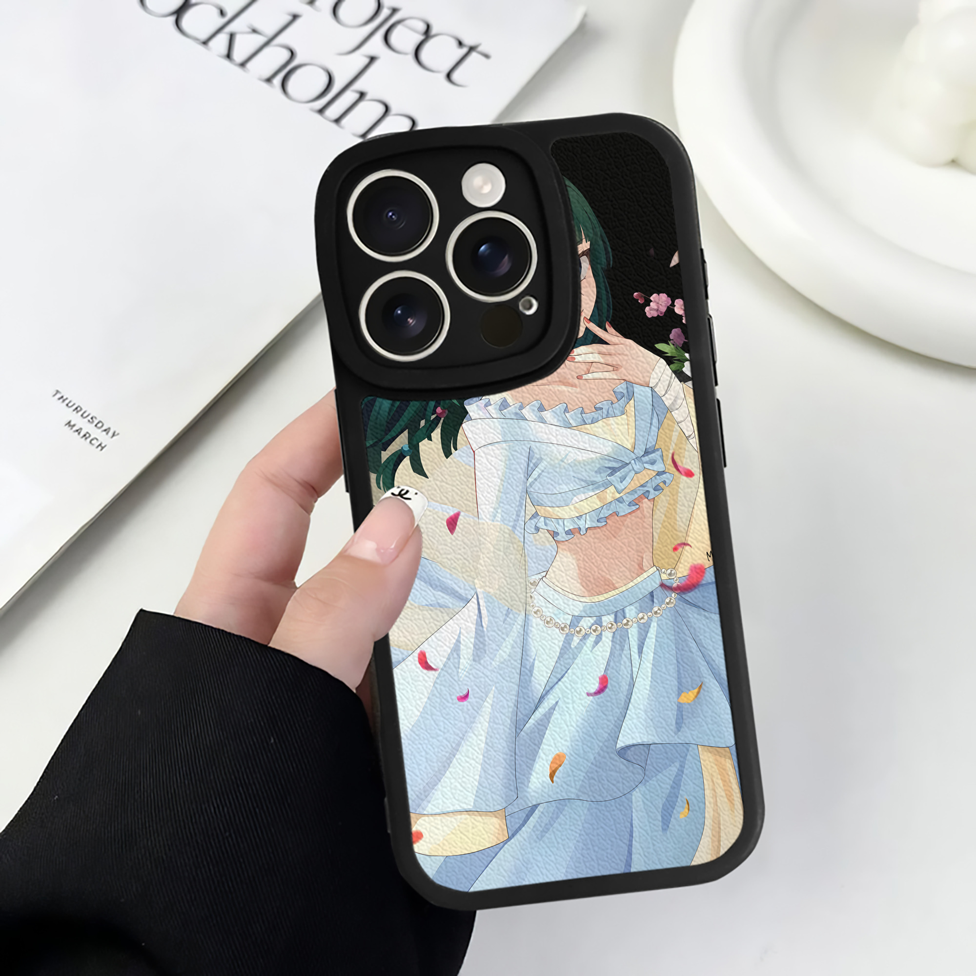 （画像用） 薬屋のひとりごと The Apothecary Diaries 【iPhone 16シリーズ対応】シリコンスマホケース（レザー調） 材質：シリコン